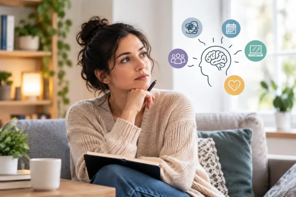 What happens in CBT therapy session with therapist and client
